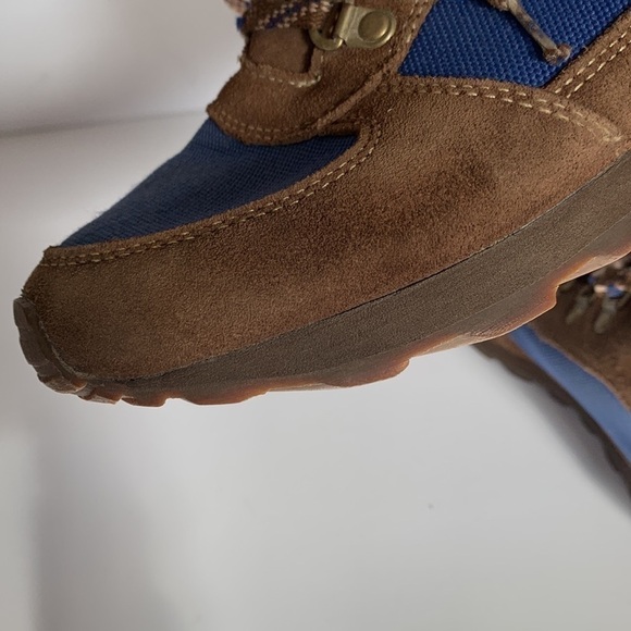 L.L.BEAN Men's Waterproof Katahdin suede Hiking Boots brown and blue Multicolor - Picture 10 of 15